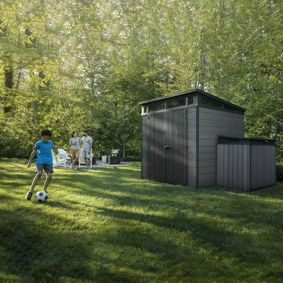 Keter Cortina Shed 7 x 7ft - Grey